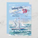 Search for nautical 50th birthday invitations Masculine
