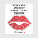 Search for lip print stickers Natural