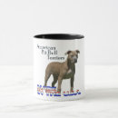 Search for pit bull terrier mugs Apbt