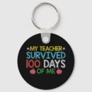Search for 100th day key rings Teacher