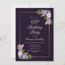 Search for gold border birthday invitations Flowers