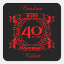 Search for 40th anniversary stickers 40 years