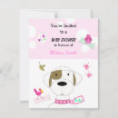 Search for cartoon baby shower invitations Pink