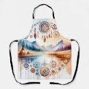 Search for american indian aprons Watercolor