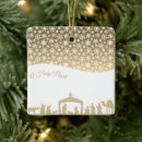 Search for manger christmas tree decorations Gold