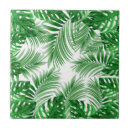 Search for palm leaf patterns tiles Green