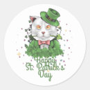 Search for irish cats stickers Shamrock