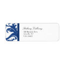 Search for elegant damask return address labels Modern
