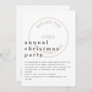 Search for employee party invitations Minimalist