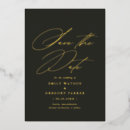 Search for gold foil save the dates Bold