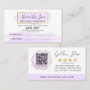 Search for program business cards Makeup artist