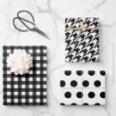 Search for black and white buffalo check wrapping paper Stylish