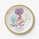 Search for african american baby shower plates It's a girl