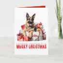 Search for german shepherd puppy christmas cards Dog