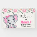 Search for elephant baby shower decoration banners Animal