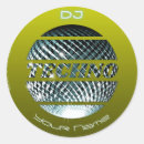 Search for techno dj stickers Music