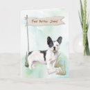 Search for french bulldog get well cards Feel better