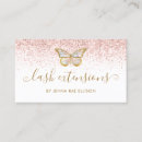 Search for lash extensions business cards Rose gold