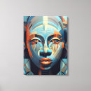 Search for abstract portrait canvas prints Female