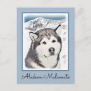 Search for alaskan vertical postcards Puppy