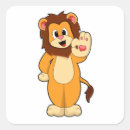 Search for lions mane stickers Big cat