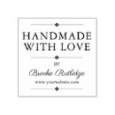 Search for handmade with love rubber stamps Elegant