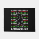 Search for bigfoot doormats Santa claus