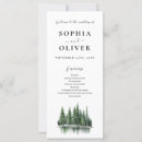 Search for winter wedding programs Modern elegant