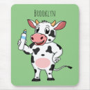 Search for cartoon cow mouse mats Farm animal