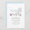 Search for parisian save the date postcards Watercolor