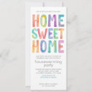 Search for home sweet home invitations Colourful
