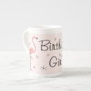 Search for pink flamingo birthday mugs Flamingos