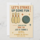 Search for boys bowling party invitations Baby boy