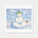 Search for christmas cardinal napkins Blue