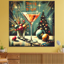 Search for retro christmas canvas prints Merry and bright