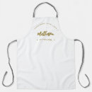 Search for gold apron aprons Modern typography