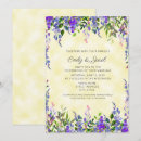 Search for lavender and yellow wedding invitations Purple