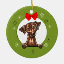 Search for chocolate labrador christmas tree decorations Cute