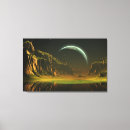 Search for alien canvas prints Green