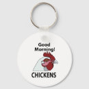 Search for funny chickens key rings Poultry