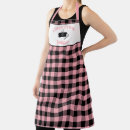Search for black and light aprons For her