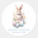 Search for happy easter eggs stickers Watercolor