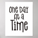 Search for one day at a time posters Encouragement