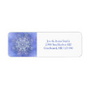Search for mandala return address labels Blue