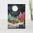 Search for village scene christmas cards Magical