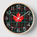 Search for maple leaf clocks Canadian flag