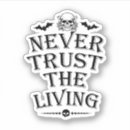 Search for living dead stickers Halloween