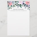 Search for flower border stationery paper Botanical