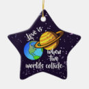 Search for planets star shaped ceramic christmas tree decorations Moon