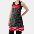 Search for polkadot aprons Black